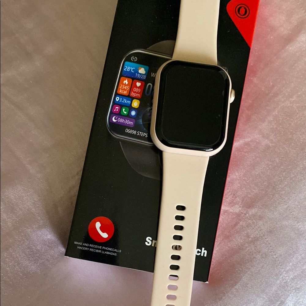 Smartwatch with pink Band